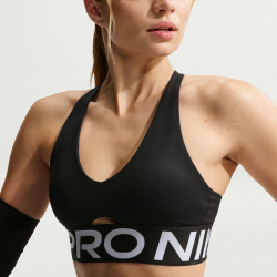 NIKE Pro Sculpt Medium-Support Padded Sport-BH Damen 010 - black/white/white S