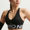 NIKE Pro Sculpt Medium-Support Padded Sport-BH Damen 010 - black/white/white S