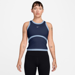 NIKE One Dri-FIT Tanktop Damen 410 - midnight navy/hydrogen blue/white L
