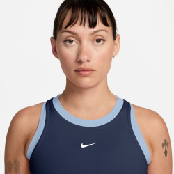 NIKE One Dri-FIT Tanktop Damen 410 - midnight navy/hydrogen blue/white L