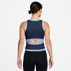 NIKE One Dri-FIT Tanktop Damen 410 - midnight navy/hydrogen blue/white L