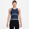 NIKE One Dri-FIT Tanktop Damen 410 - midnight navy/hydrogen blue/white L