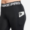 NIKE Pro Mid-Waist 7/8-Leggings Damen 010 - black/white/white XXL