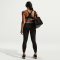 NIKE Pro Mid-Waist 7/8-Leggings Damen 010 - black/white/white XXL