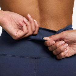 NIKE One High-Waist Open Hem Leggings Damen 410 - midnight navy/white XXS