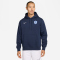 NIKE England Sportswear Club Hoodie Herren 410 - midnight navy/white XL