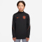 NIKE Niederlande Strike Dri-FIT langarm Trainingsshirt Kinder 010 - black/hyper crimson/hyper crimson L (147-158 cm)
