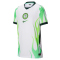 NIKE Nigeria Stadium Dri-FIT Auswärtstrikot Kinder 100 - white/green glow/black S (128-137 cm)