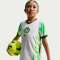 NIKE Nigeria Stadium Dri-FIT Auswärtstrikot Kinder 100 - white/green glow/black S (128-137 cm)