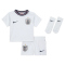 NIKE England Stadium Heim Baby-Minikit 2025/26 100 - white/speed red/obsidian/obsidian 62/68