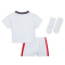 NIKE England Stadium Heim Baby-Minikit 2025/26 100 - white/speed red/obsidian/obsidian 62/68