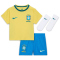NIKE Brasilien Stadium Heim Baby-Minikit 2025/26 724 - canary/light menta/geode teal 62/68
