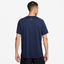 NIKE Stride Dri-FIT ADV kurzarm Laufshirt Herren 410 - midnight navy/reflective silv S