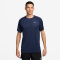 NIKE Stride Dri-FIT ADV kurzarm Laufshirt Herren 410 - midnight navy/reflective silv S