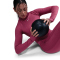 NIKE Pro Dri-FIT Warm Langarmshirt Damen 634 - sweet beet/white XXL