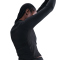 NIKE Pro Dri-FIT Warm Langarmshirt Damen 010 - black/white XXL