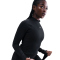 NIKE Pro Dri-FIT Warm Langarmshirt Damen 010 - black/white XXL