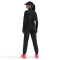 NIKE Swift Therma-FIT Turtle Neck langarm Laufshirt Damen 010 - black/reflective silv M