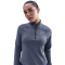 NIKE Tempo Dri-FIT 1/2-Zip Laufshirt Damen 410 - midnight navy/htr/reflective silv XS