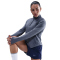 NIKE Tempo Dri-FIT 1/2-Zip Laufshirt Damen 410 - midnight navy/htr/reflective silv L