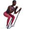 NIKE Pro Mid-Waist Leggings Damen 634 - sweet beet/white S