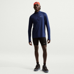 NIKE Stride Dri-FIT 1/2-Zip Midlayer Laufshirt Herren 410 - midnight navy/reflective silv S