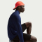 NIKE Stride Dri-FIT 1/2-Zip Midlayer Laufshirt Herren 410 - midnight navy/reflective silv S