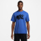 NIKE UV Hyverse Dri-FIT kurzarm Trainingsshirt Herren 411 - comet blue/black S