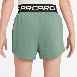 NIKE Pro Fleece Dri-FIT Shorts Mädchen 006 - steam/steam/black/white XL (156-166 cm)