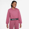 NIKE Pro Dri-FIT Fleece Hoodie Mädchen 641 - peony/peony/black/white L (146-156 cm)