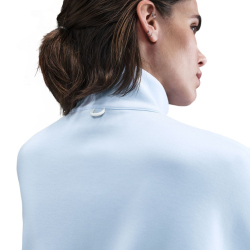 NIKE Dri-FIT 1/2-Zip Trainingsshirt Damen 441 - celestine blue/psychic blue L