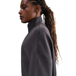 NIKE Dri-FIT 1/2-Zip Trainingsshirt Damen 036 - thunder grey/dark shadow L