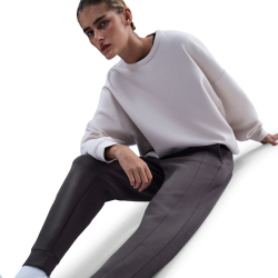 NIKE Mid-Waist Jogginghose Damen 036 - thunder grey/dark shadow XXS