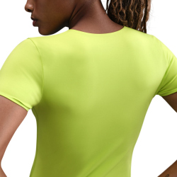 NIKE Form T-Shirt Damen 389 - cyber/bright cactus L