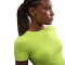 NIKE Form T-Shirt Damen 389 - cyber/bright cactus L