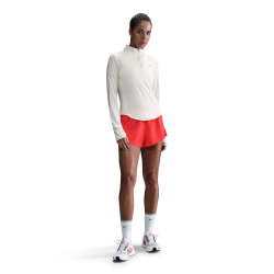 NIKE Swift Dri-FIT UV 1/2-Zip Laufshirt Damen 133 - sail/reflective silv S