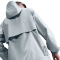NIKE FC Barcelona Essential Repel Woven Kapuzenjacke Damen 077 - lt smoke grey/smoke grey XS