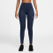 NIKE One High-Waist Leggings Damen 413 - midnight navy/white XS