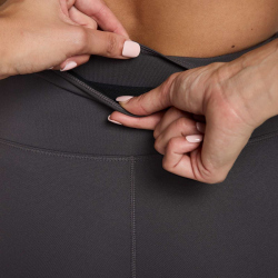 NIKE One High-Waist Leggings Damen 036 - thunder grey/white XXS