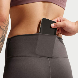 NIKE One High-Waist Leggings Damen 036 - thunder grey/white XXS