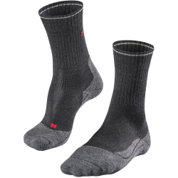 FALKE TK2 Wool Silk Trekkingsocken Damen anthrazit...