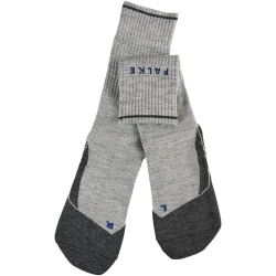 FALKE TK2 Wool Silk Trekkingsocken Damen light grey 35-36