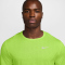 NIKE Miler Breathe Dri-FIT kurzarm Laufshirt Herren 737 - volt ice/reflective silv S