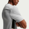 NIKE Academy Dri-FIT Fußball kurzarm Trainingsshirt Herren 077 - lt smoke grey/black/white/metallic gold XS