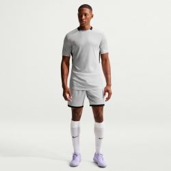 NIKE Academy Dri-FIT Fußball kurzarm Trainingsshirt Herren 077 - lt smoke grey/black/white/metallic gold S