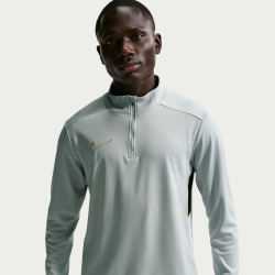 NIKE Academy Dri-FIT Fußball langarm Trainingsshirt Herren 077 - lt smoke grey/black/white/metallic gold S