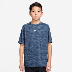 NIKE Multi Dri-FIT T-Shirt Kinder 413 - midnight navy/work blue/htr/white S (128-137 cm)