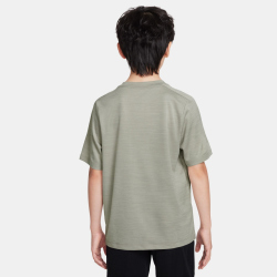 NIKE Multi Dri-FIT T-Shirt Kinder 304 - spruce fog/silver sage/htr/white M (137-147 cm)