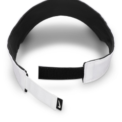 NIKE Ace Dri-FIT Visor 100 - white/anthracite/black M/L