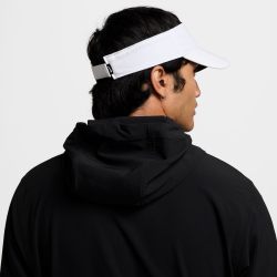 NIKE Ace Dri-FIT Visor 100 - white/anthracite/black M/L